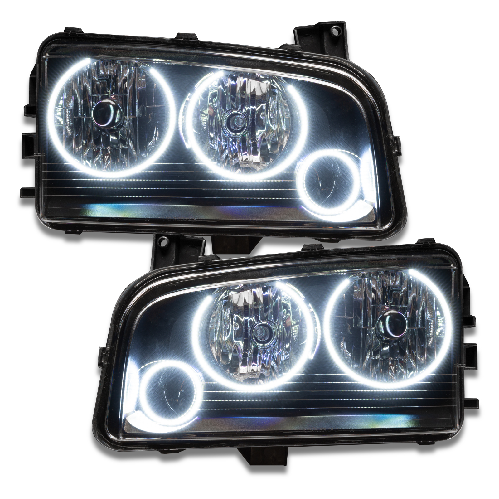 8197-001 - 2005-2010 Dodge Charger SMD HL (Non-HID) - Triple Halo